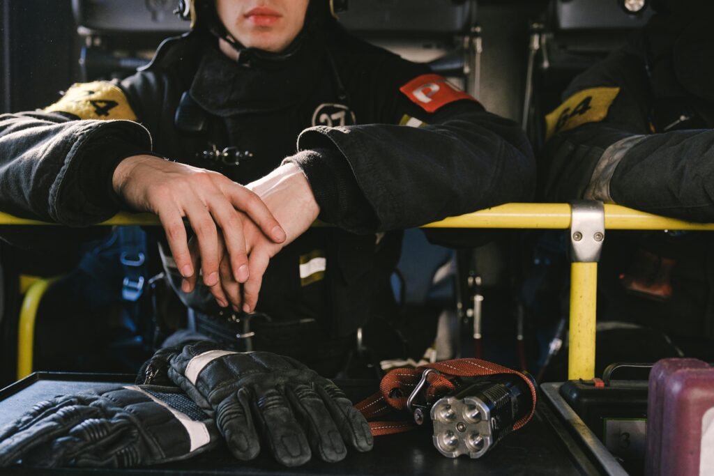 firefighting gloves